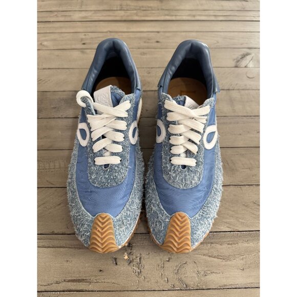 LOEWE Flow Runner Raw Denim Sneakers Size 38 8 NWOB! - Picture 3 of 11